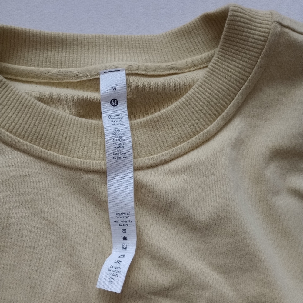 Lululemon▪️Heavyweight Cotton T-Shirt Bodysuit - Picture 8 of 9